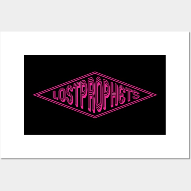 Lostprophets - Pinkline Vintage Wajik Wall Art by BELLASOUND